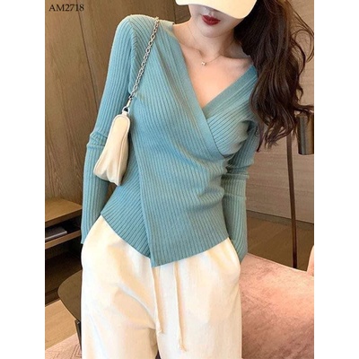 AM2718 ÁO LEN VẠT CHÉO
