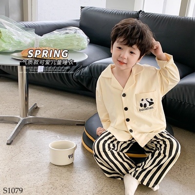 S1079 Bộ ngủ gấu trúc cute cho bé nhà AMBB