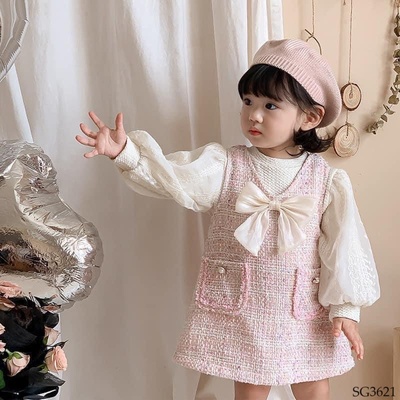 SG3621 SET 2 MÓN VÁY+ÁO TAY BỒNG HÃNG BABYCITY