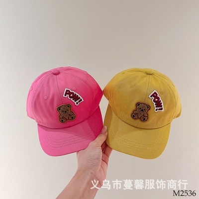 M2536  Mũ lưỡi trai gấu cute cho bé