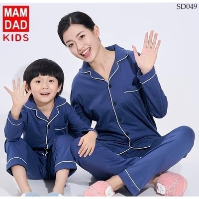 SD049 SET PIJAMA MAMDADKIDS CHO MẸ VÀ BÉ