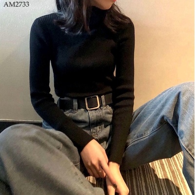 AM2733 ÁO LEN CỔ LỌ NỮ