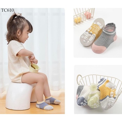 TC610 SET 5 ĐÔI TẤT CHỐNG TRƠN TRƯỢT CHO BÉ