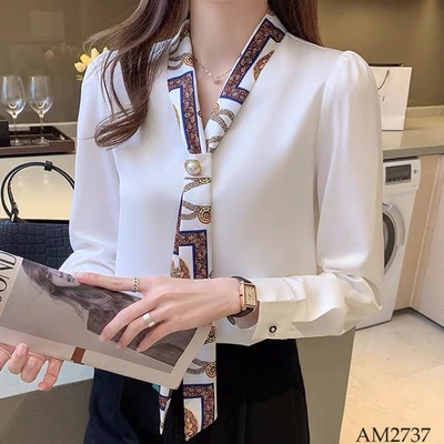 AM2737 Áo sơ mi voan nữ 2023