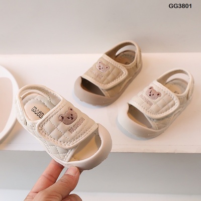 GG3801 Sandal gấu cho cả bé trai bé gái