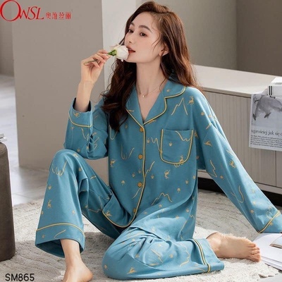 SM865 BỘ PIJAMA DÀI TAY NỮ