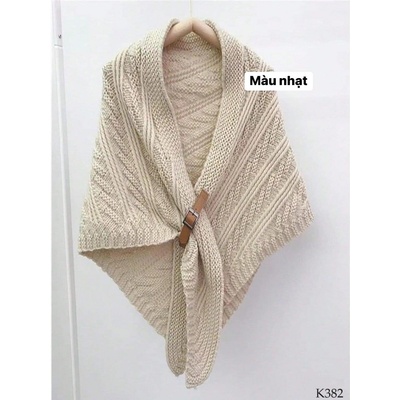 K382 Khăn choàng dệt kim thời trang
