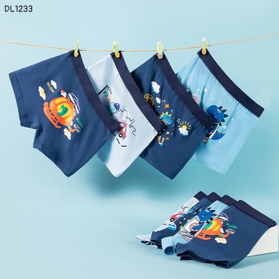 DL1233 SET 4 QUẦN CHIP ĐÙI BÉ TRAI