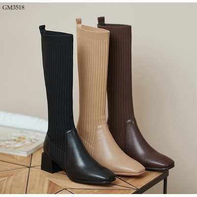 GM3518 BOOT CAO CỔ PHỐI CHUN NỮ
