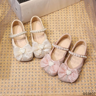 GG3807 GIÀY BÚP BÊ NƠ LẤP LÁNH BÉ GÁI