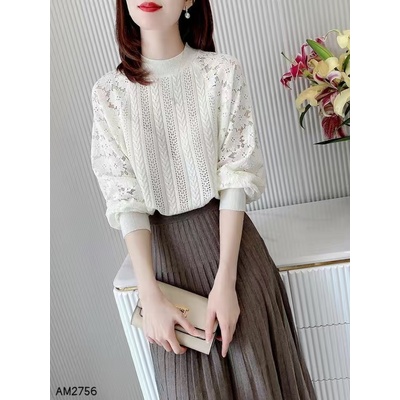 AM2756 ÁO LEN MIX TAY REN