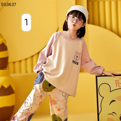 SG3637 BỘ COTTON BÉ GÁI SZ ĐẠI