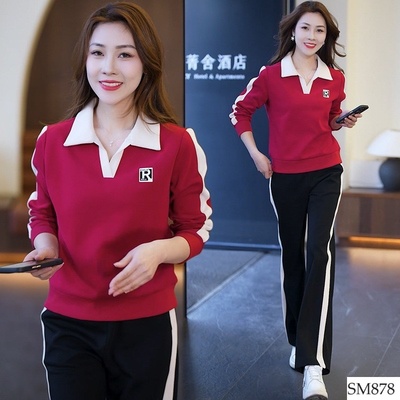 SM878 Bộ Thể Thao Thu Đông Cho Nữ