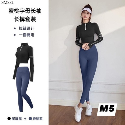 SM882 BỘ TẬP YOGA DÀI TAY CHO NỮ