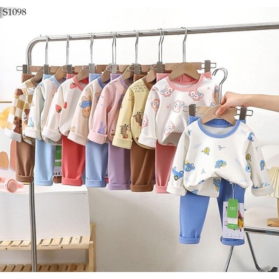 S1098 BỘ NGỦ THU ĐÔNG MẶC NHÀ CHO BÉ