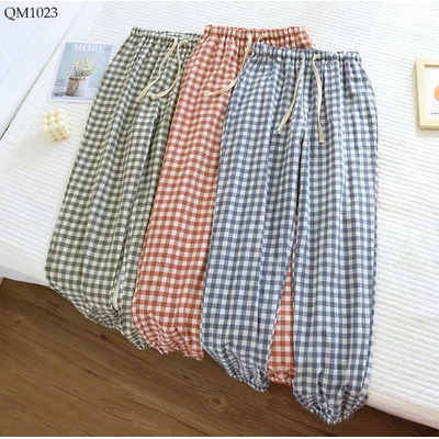 QM1023 QUẦN NGỦ KẺ MẶC NHÀ CHO NỮ