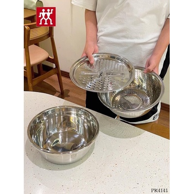 PK4141 BỘ RỔ NẠO INOX ĐA NĂNG 3 CHI TIẾT