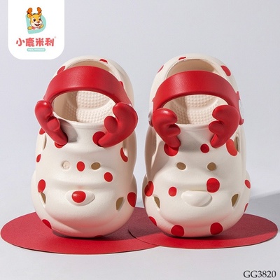 GG3820 DÉP CROCS HÌNH CHÚ TUẦN LỘC CHO BÉ