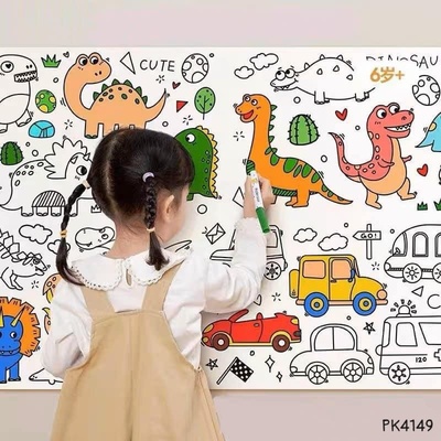 PK4149 TRANH TÔ MÀU SIÊU DÀI DÀNH CHO BÉ YÊU