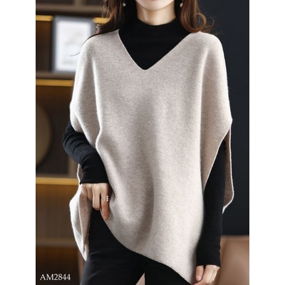 AM2844 ÁO LEN GILE NỮ CÁNH DƠI CỔ V