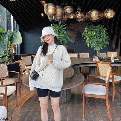 AM2842 ÁO LEN TRƠN DÀI TAY NỮ