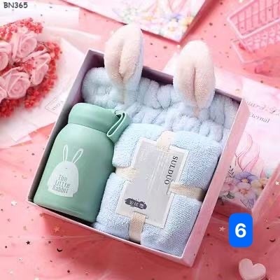 BN365-HỘP 3 MÓN BÌNH NƯỚC QUÀ TẶNG