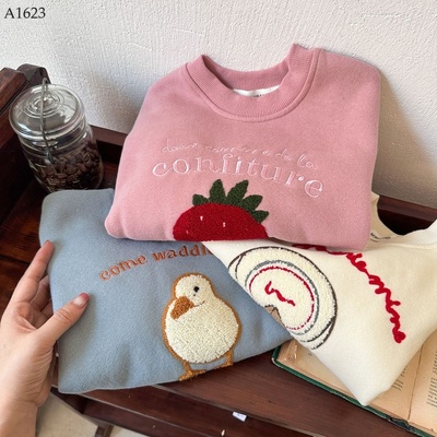 A1623 ÁO NỈ CUTE CHO BÉ HÃNG MMBABY
