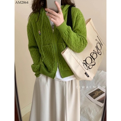 AM2864 ÁO LEN GẤU KÉO KHOÁ QC