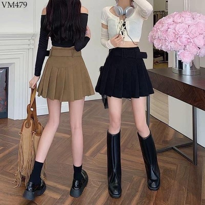 VM479 CHÂN VÁY XẾP LY NỮ