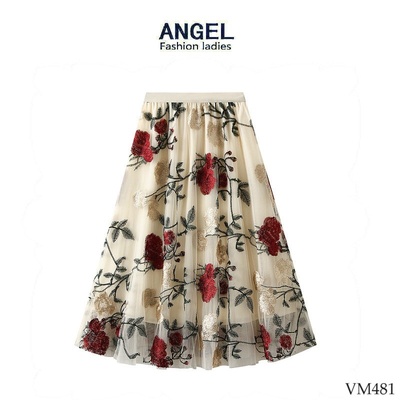 VM481 CHÂN VÁY HOA TIỂU THƯ ANGEL