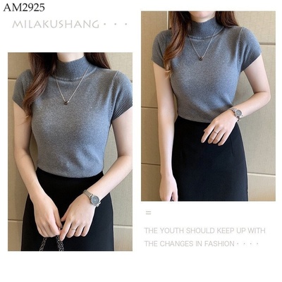 AM2925  ÁO LEN CỘC CỔ 3P