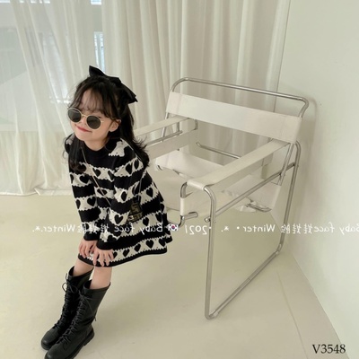 V3548 VÁY LEN DỆT KIM BÉ GÁI