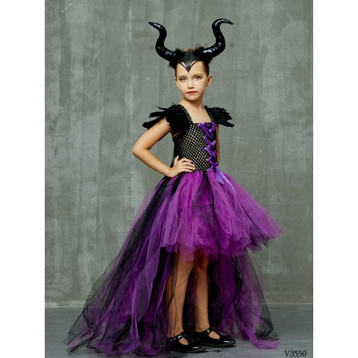 V3550 VÁY HÓA TRANG PHÙ THỦY MALEFICENT CHO BÉ
