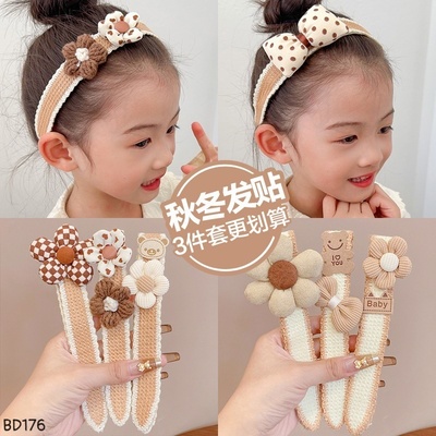 BD176 SET 3 BĂNG ĐÔ DÁN TÓC BÉ GÁI