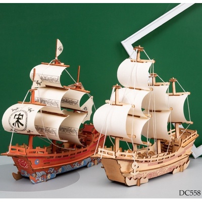 DC558 Mô hình lắp ráp thuyền 3D