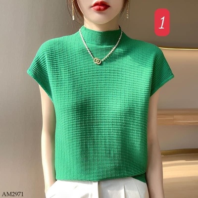 AM2971 ÁO TAY HẾN CỔ CAO CHO NỮ