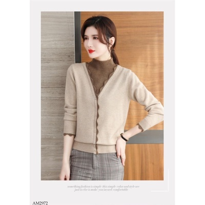 AM2972 ÁO LEN CỔ LỌ CHO NỮ