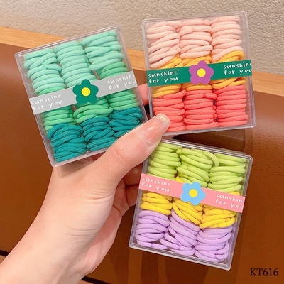 KT616 HỘP DÂY BUỘC TÓC CHO BÉ