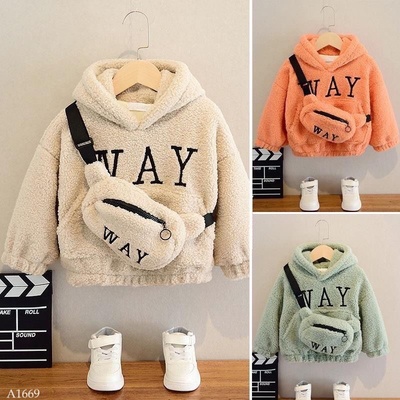A1669 ÁO HOODIE LÔNG CHO BÉ