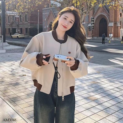 AM3048 ÁO KHOÁC BOMBER NỮ