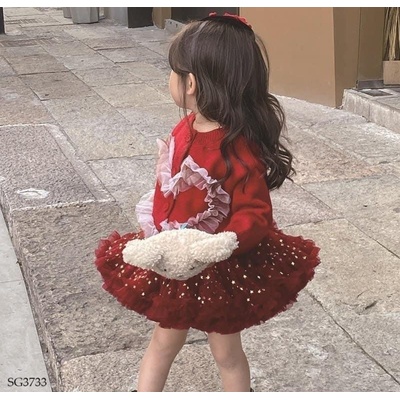 SG3733 ÁO LEN+CHÂN VÁY TUTU CHO BÉ