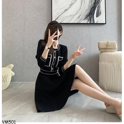VM501 -VÁY LEN  HÀN QUỐC