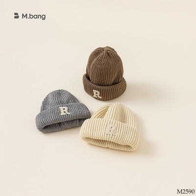 M2590 MŨ LEN CHỮ R HÃNG BABYCITY CHO BÉ