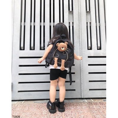 T1808-BALO GẤU NÂU + MŨ CỰC XINHHHH