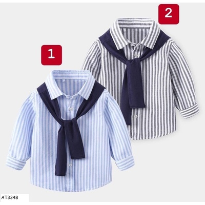 AT3348 -ÁO SƠ MI CHO BÉ NHÀ WELLKIDS