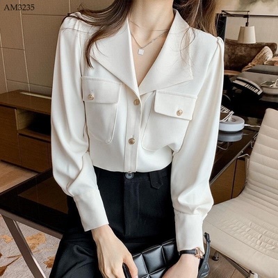 AM3235 ÁO SƠ MI BASIC CHO NỮ