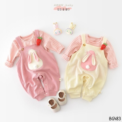 BG483 BODY THỎ DÀI TAY BÉ GÁI
