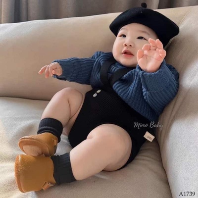 A1739 ÁO LEN CỔ TRÒN CHO BÉ