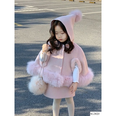 SG3820 SET DẠ LÔNG CHO BÉ GÁI