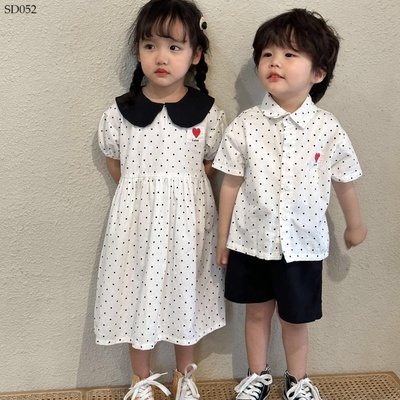 SD052 SET CHẤM BI COUPLE CHO BÉ